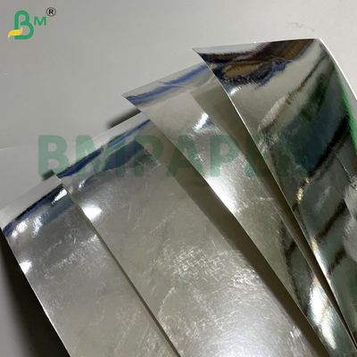 68g 70g Yüksek Sertlik ve Katlanabilirlik Kozmetik Paketleme için Gümüş Metalize Karton Lüks Paketleme