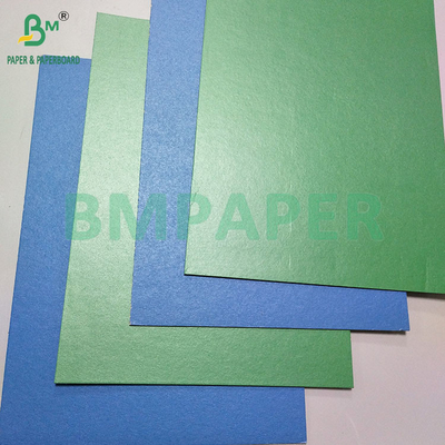 1.2mm 1.4mm Renkli Bule Yeşil Kaplı Gri Geri Karton Kutu Yapma