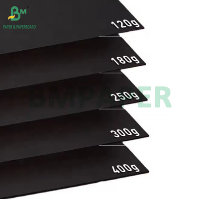 400 gram 450 gram Parfüm Kutusu için Siyah Karton Yapraklar 89 x 119cm İyi Katlanabilir