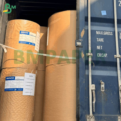 55gsm BPA İçermeyen Termal Kaplama Kağıdı Jumbosu Rulo Doğal / Yüksek Beyaz 790mm 860mm