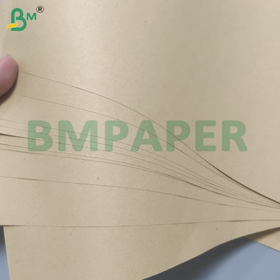 75gm 100% Ahşap Pulp Yüksek Güçlü Germe Kraft Liner Kağıt Ruloları