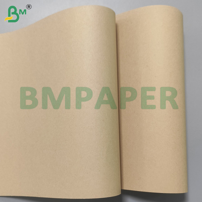 75gm 100% Ahşap Pulp Yüksek Güçlü Germe Kraft Liner Kağıt Ruloları