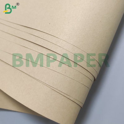 75gm 100% Ahşap Pulp Yüksek Güçlü Germe Kraft Liner Kağıt Ruloları