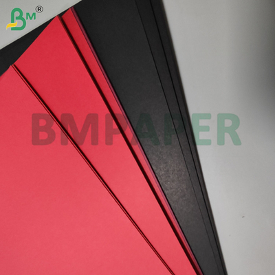 250gm 300gm Siyah Kırmızı Renkli Katı Karton Hediye Kutuları Yüksek Sertlik