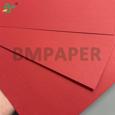120gsm - 400gsm Çift Taraflı Parlak Kırmızı Karton, Üst Düzey Ambalaj İçin
