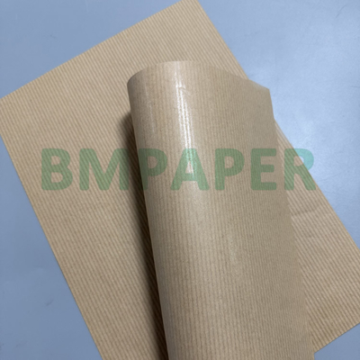 60g Makine ile camlanmış 1 taraflı kesilmiş kahverengi kraft kağıdı