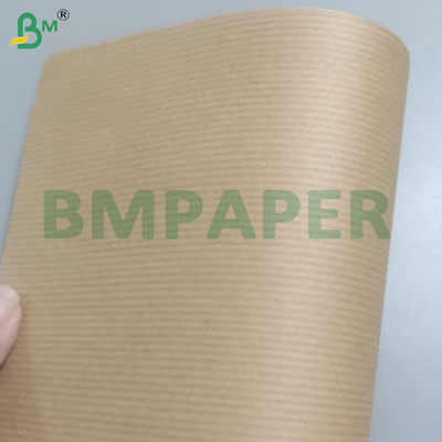 Ambalaj için 50gsm Yüksek Mukavemetli Şeritli Kraft Kağıt Levhalar