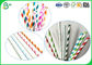 Eko - Dostu Ve Compostable 24g 28g 30g 35g Beyaz Renk İçme Saman Kağıt Ruloları