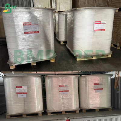 60g Gıda sınıfı saman kağıdı 15mm X 3100mm İçecek samanları için Farklı desenler