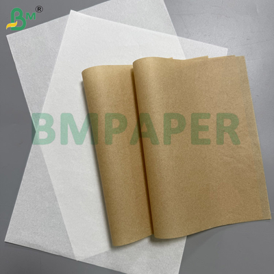 Gıda Sınıfı Kit 7 Fırın Yağ Geçirmez Kağıt Kahverengi / Beyaz kağıt 30CM 60CM