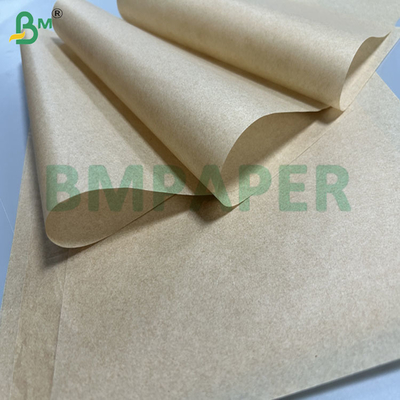 30 gram 35 gram Kahverengi Gıda Güvenli Mum Kaplama Kağıdı Pişirme Yiyecekleri 11 x 14 inç