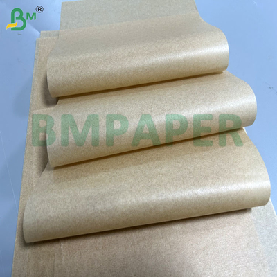 30 gram 35 gram Kahverengi Gıda Güvenli Mum Kaplama Kağıdı Pişirme Yiyecekleri 11 x 14 inç