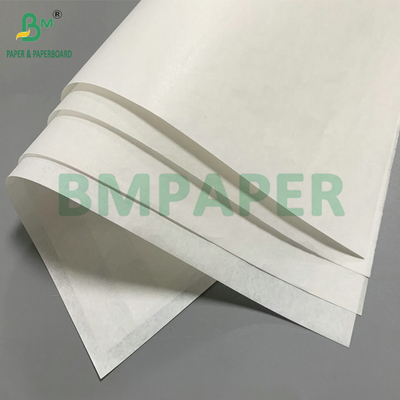 Gıda sınıfı 40gm 50gm Silikon Fırın Pişirme Kağıdı Beyaz Yağ geçirmez