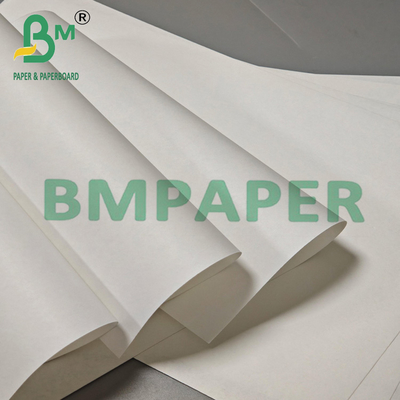 Kaplamasız Kompostlanabilir Beyaz Kraft Kasap Kağıdı Paket Servis Çantaları İçin 90gsm