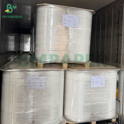%100 Yeşil Güvenli 24grs 26grs 28grs Saman Kaplama Kağıdı Ruloları 29mm 34mm