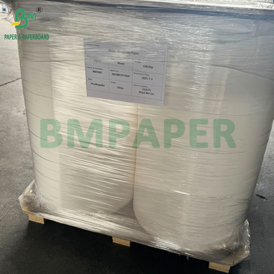 %100 Yeşil Güvenli 24grs 26grs 28grs Saman Kaplama Kağıdı Ruloları 29mm 34mm