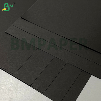 80gm Ahşap Pulp Çift Taraflı Siyah DIY Lüks Ambalaj Kraft Kağıt