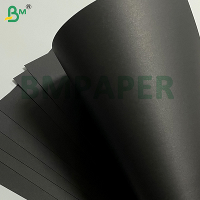 80gm Ahşap Pulp Çift Taraflı Siyah DIY Lüks Ambalaj Kraft Kağıt