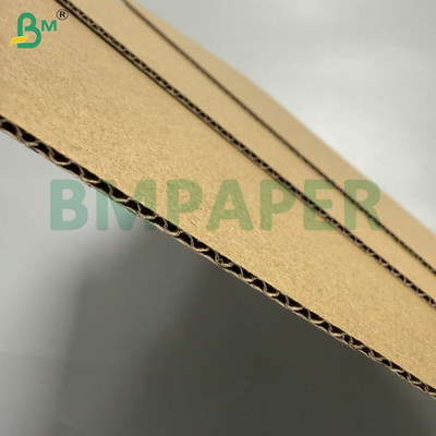 Üç Katmanlı Kahverengi E-Flut Gürültülü Tahta Paketleme Kartonları Yapmak İçin, Kaplamadan 140/100/140gm