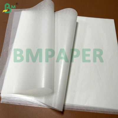 30gsm 40gsm White Foodgrade Waxed Paper For Hamburger Wrapping 30 x 40cm