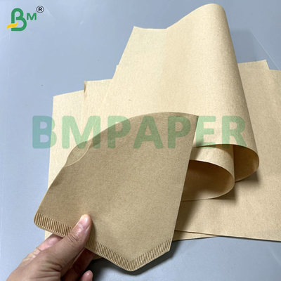 50gsm 340mm 380mm Gıda Sınıfı Beyaz Kahverengi Kahve Filtre Kağıdı Kahve Evi İçin