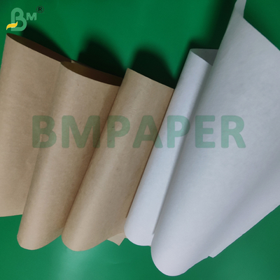 50gm 54gm Çay torbası için Beyaz Kahverengi Crepe Kahve Filtre Kağıdı - Ekolojik dostu