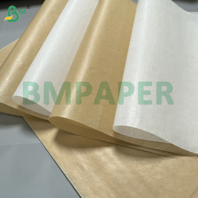 40gsm Çift Taraflı Silikonlu Kağıt Isıya Dayanıklı Beyaz Renk Pişirme Parşömeni (>220°C)
