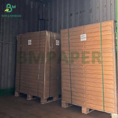 High Tensile Strength 50grs 70grs One Side Glossy Ribbed Kraft Paper