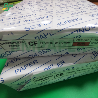 75g 80g NCR CB CFB CF Karbonsuz Kopya Kağıdı 8 1/2 X 11 inç Siyah Resim