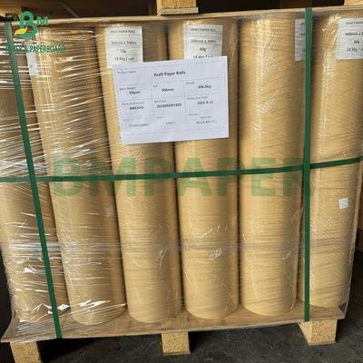 60g 70g Yüksek Çekme Mukavemetli Oluklu Kraft Kağıdı, Üst Düzey Ambalaj İçin