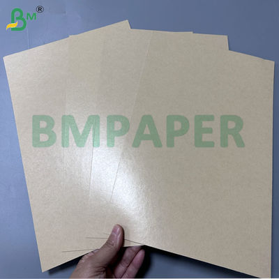 240gsm Waterproof Brown Color Bamboo Pulp Cupstock Paper For Cups 70x100cm