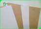 Ambalaj için 450gsm FSC Sertifikalı Kil Kaplı Kraft Geri Food Grade Kağıt Rulo / Beyaz Astar Kağıt