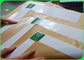 31 - 98 İnç Gıda Sınıfı Kağıt Rulo / Yağa Dayanıklı Kahverengi Veya Beyaz PE Kaplamalı Kraft Kağıt Ambalajı İçin