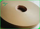 % 100 Zararsız Gıda Sınıfı Kahverengi Hasır Kağıt Rulo 13.5mm 14mm 15mm Rulo Genişliği