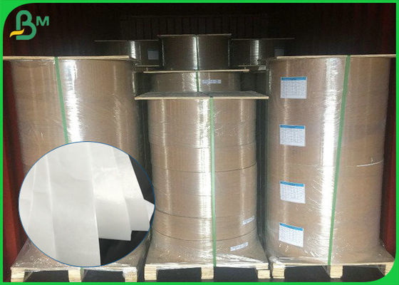 Paketler İçin Onaylı Süper Parlak 40gsm 60gsm + 10g PE Kaplamalı Kağıt