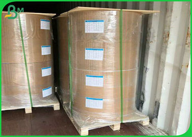 Sınıf AA 40gsm 50gsm 60gsm + 10g PE Kaplamalı Ambalaj İçin Beyaz Kraft Kağıt Rulo