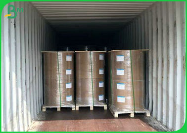 Sınıf AA 40gsm 50gsm 60gsm + 10g PE Kaplamalı Ambalaj İçin Beyaz Kraft Kağıt Rulo