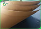 350gsm Yırtılmaya Dayanıklı% 100 Odun Hamuru Kahverengi Kraft Astar Kağıt Paket İçin