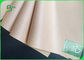 Genişlik 70 × 100cm Yırtılmaya Dayanıklı Pürüzsüz Yüzey 70 - 80g Kahverengi FDA Kraft Kağıt Rulo