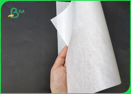 FSC / FDA Onaylı Tek Taraflı Kaplamalı Beyaz Kraft Kağıt 35/40GSM Levhalarda