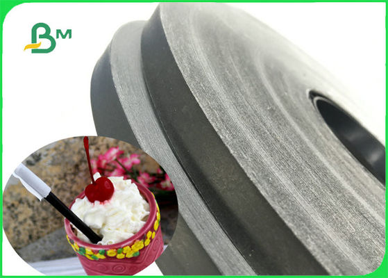 60gsm FDA FSC İçmek İçin Yazdırılabilir Siyah Dilimli Kağıt Rulo