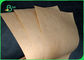 Çanta için 80gsm İyi Kırılma Direnci Yüksek Mukavemetli Kahverengi Kraft Kağıt