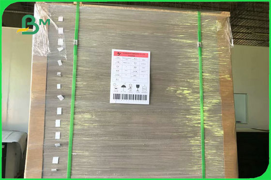 Ambalaj Kutusu FSC için Geri Dönüşümlü Bir Tarafı Kaplamalı Beyaz Gri Arka Dubleks Kartı