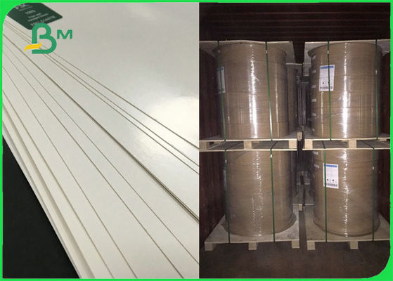 FSC 100% Saf Odun Hamuru Beyaz PE Kaplamalı Kağıt Bardak Tabağı 300gsm Yapımı İçin