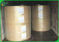 Kağıt Torbalar İçin PE Kaplamalı% 100 Güvenli ve Parçalanabilir Kahverengi Kraft Kağıt
