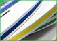 Beyaz Kraft Kağıt Rulo 14mm * 5000M 60g 120g Suya Dayanıklı Renkli Hasır Kağıt