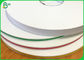 15mm Genişlik 60gsm Saf Renk Rulo Beyaz Kraft Kağıt İçme Kağıt Saman Tüp için
