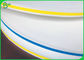 Su geçirmez Çizgili Renk 60g 120g Beyaz Kağıt saman için Kraft Kağıt Rulo