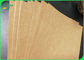 Hediye Paketleme için 70g - 150g Kaplamasız Baskısız Kahverengi Jumbo Rulo Kraft Kağıt