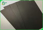 FSC Onaylı Nem Geçirmez 350gsm Siyah Karton Geri Dönüştürülebilir Giysi Etiketleri Malzemesi